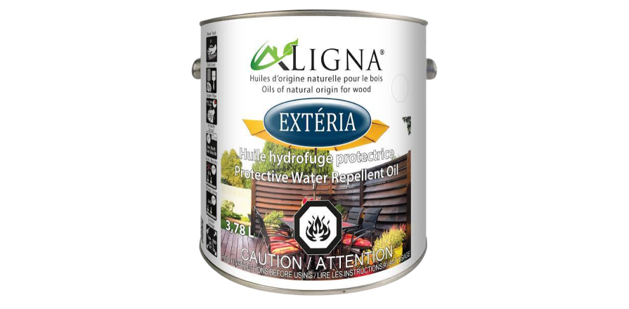 Gallon d'huile protectrice Extéria de Ligna pour le bois