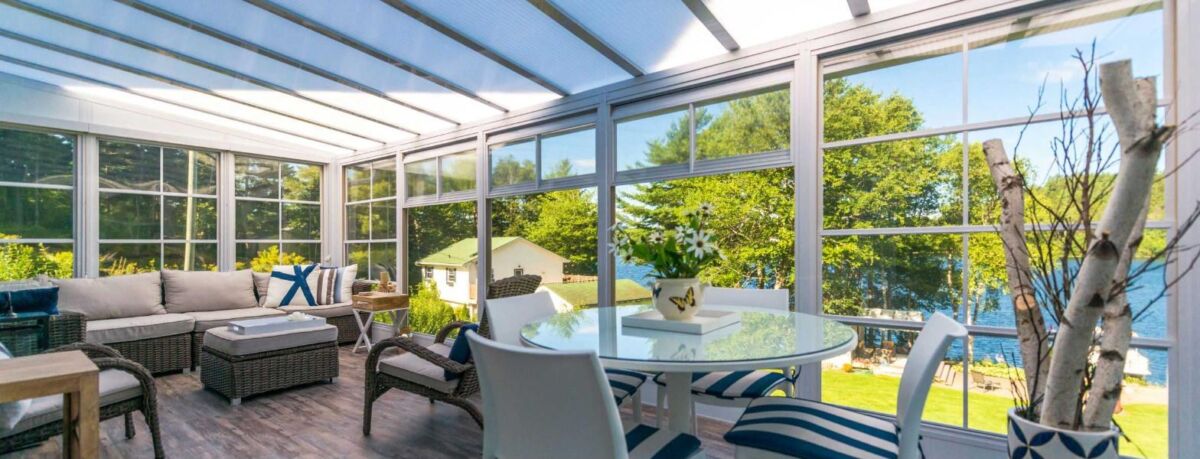 Solarium Sunspace modèle 200 avec fenêtres WeatherMaster